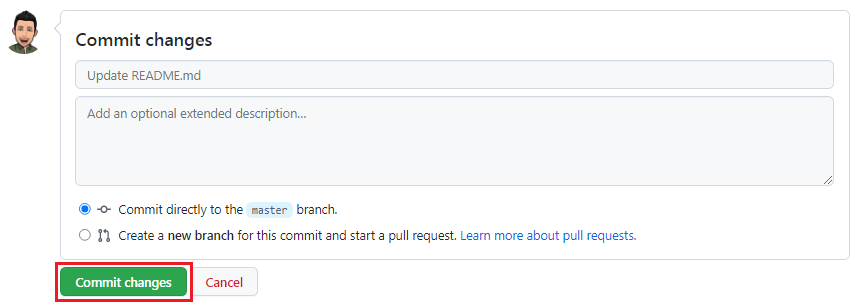 github-commit-changes
