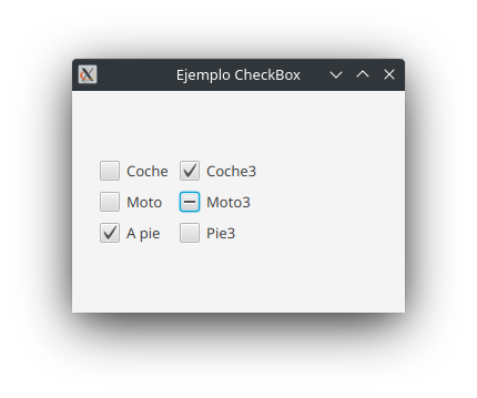 Checkbox en tres estados